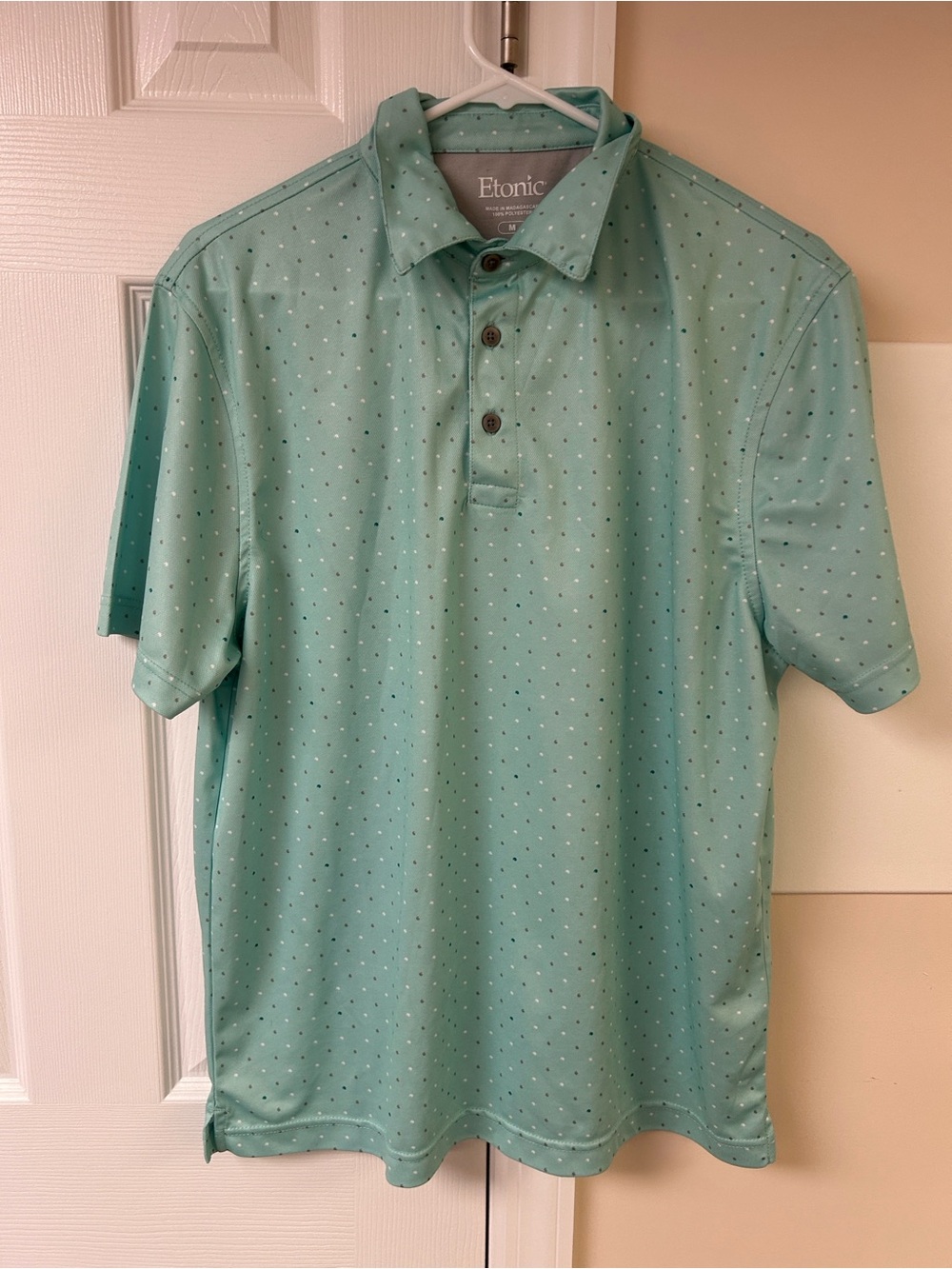 Etonic Polka Dot Polo Shirt